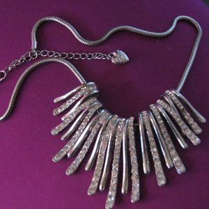 beautiful rhinestones necklace from Betsey Johnson